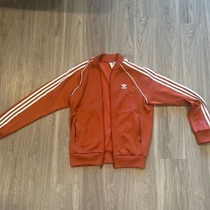 Burnt Orange Adidas Track Jacket